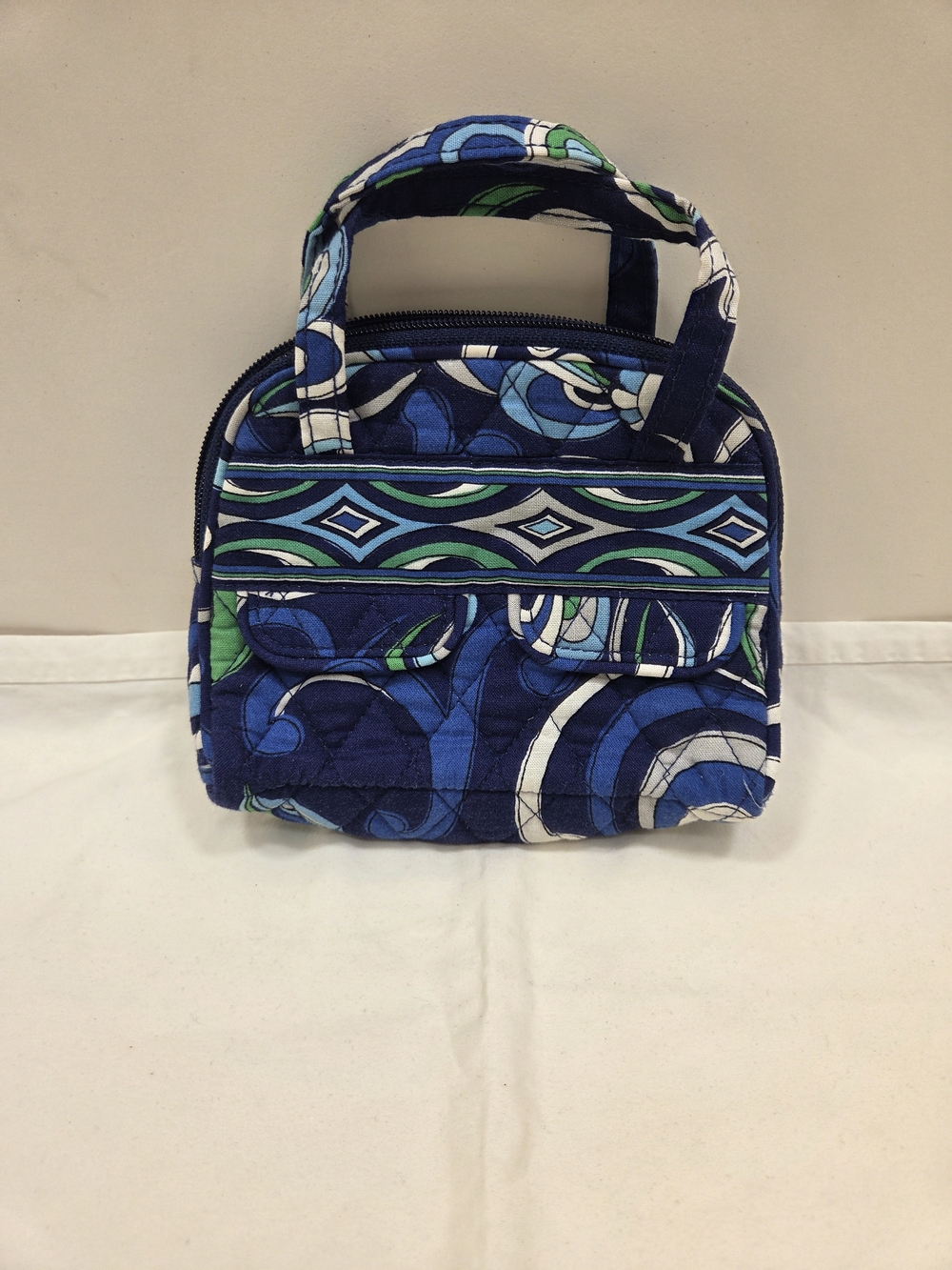 EUC Vera Bradley Audrey Mini Mediterranean Blue
